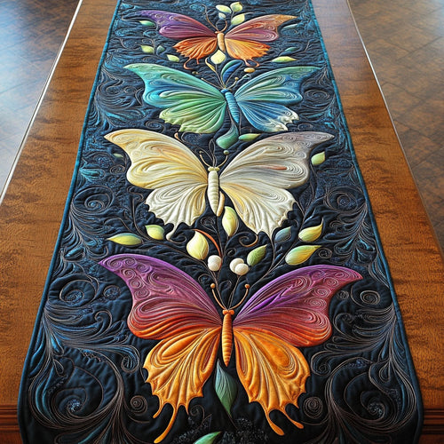 Mystic Flutter Quilted Table Runner NCU0PT4105