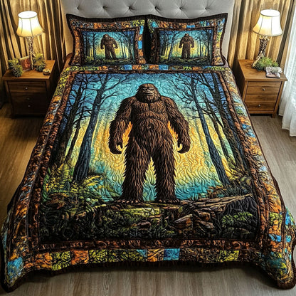 Mystic Forest 3-Piece Quilted Bedding Set NCU0NT3255