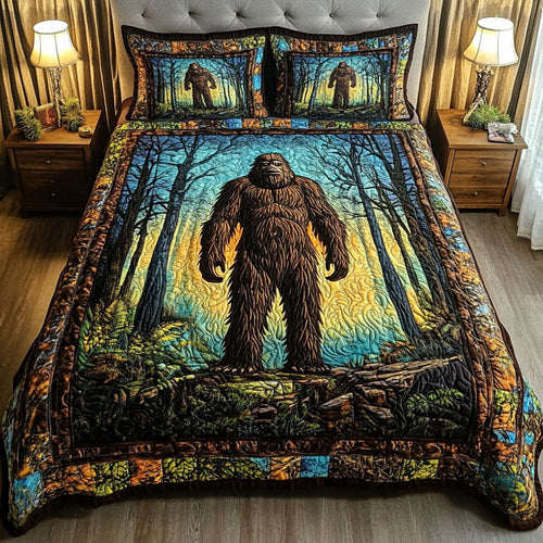 Mystic Forest 3-Piece Quilted Bedding Set NCU0NT3255