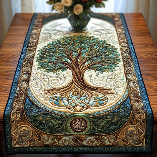 Mystic Forest Quilted Table Runner NCU0NT3030