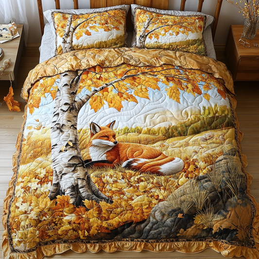 Mystic Fox 3-Piece Quilted Bedding Set NCU0DK9500