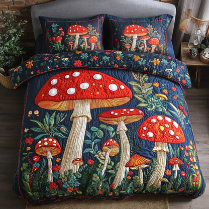 Mystic Grove 3-Piece Quilted Bedding Set NCU0VL2581