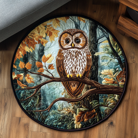Mystic Hoot Quilted Round Mat NCU0DK5369