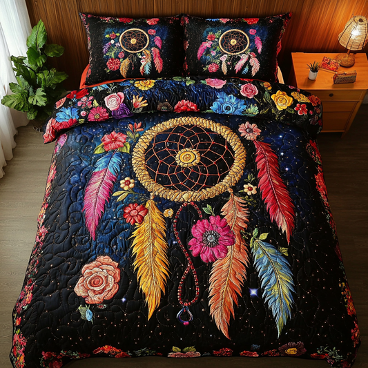 Mystic Loom 3-Piece Quilted Bedding Set NCU0DK4414