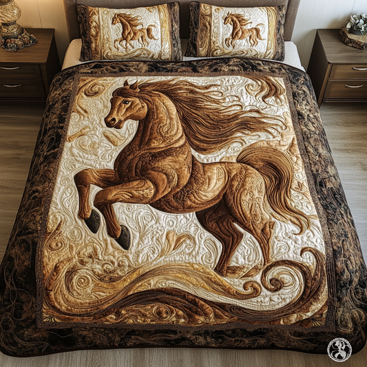 Mystic Mare 3-Piece Quilted Bedding Set NCU0VH1809