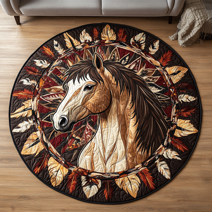 Mystic Mare Quilted Round Mat NCU0VH2869