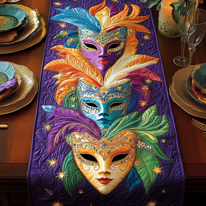 Mystic Masquerade Quilted Table Runner NCU0DV3255