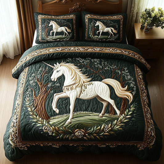 Mystic Meadow 3-Piece Quilted Bedding Set NCU0DV2281