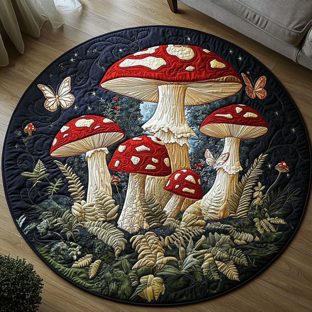 Mystic Deer Quilted Round Mat GFTOTG1360 main image 0