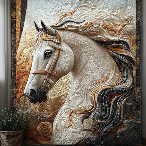 Mystic Mustang Quilted Blanket NCU0DV3084
