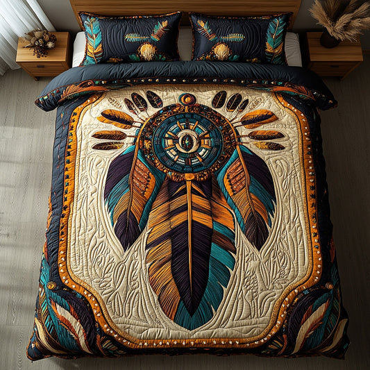 Mystic Night Shield 3-Piece Quilted Bedding Set NCU0PT3013