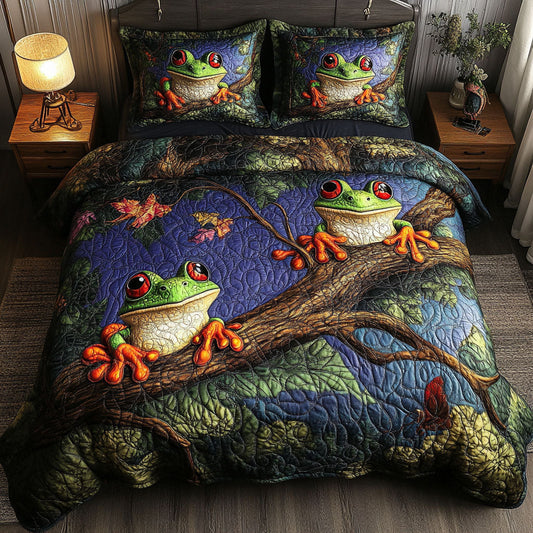 Mystic Nightfall 3-Piece Quilted Bedding Set NCU0NT6957