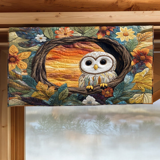 Mystic Owl Garden Quilted Valance NCU0PT4809