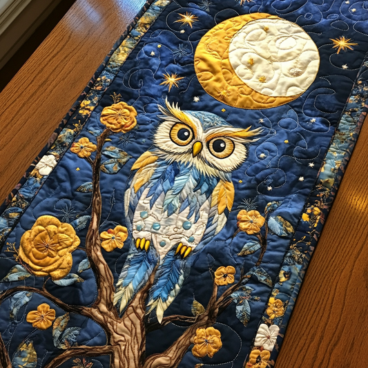 Mystic Owl Quilted Table Runner NCU0DK8999
