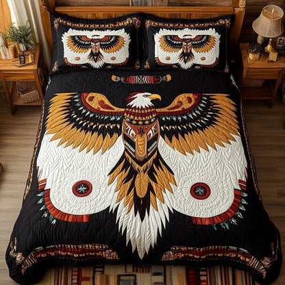 Mystic Paths 3-Piece Quilted Bedding Set NCU0PT3155