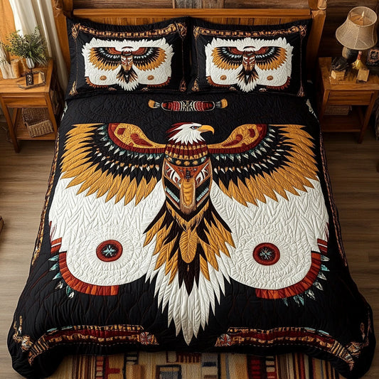 Mystic Paths 3-Piece Quilted Bedding Set NCU0PT3155