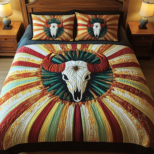 Mystic Plains 3-Piece Quilted Bedding Set NCU0VH1985