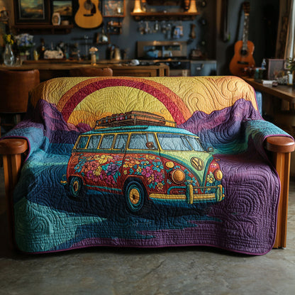 Mystic Roadtrip Quilted Sofa Cover NCU0PT10036