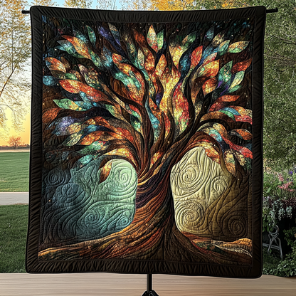 Mystic Roots Quilted Blanket NCU0VH2249