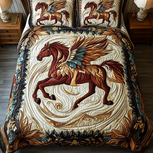 Mystic Runner 3-Piece Quilted Bedding Set NCU0VH1816
