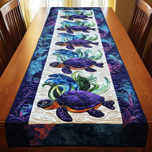 Mystic Shells Quilted Table Runner NCU0DK4329