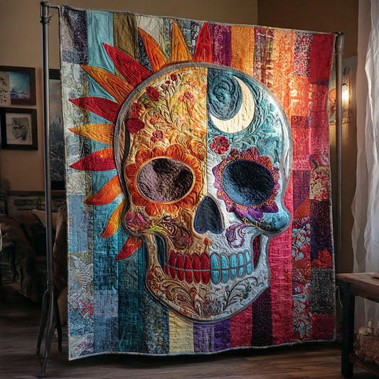 Mystic Skull Quilted Blanket NCU0PT8449
