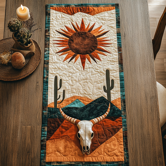 Mystic Skull Quilted Table Runner NCU0VH2684