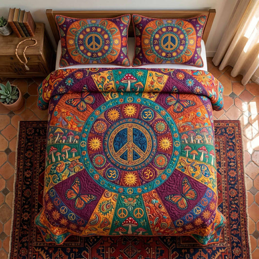 Mystic Soul 3-Piece Quilted Bedding Set NCU0XD2770