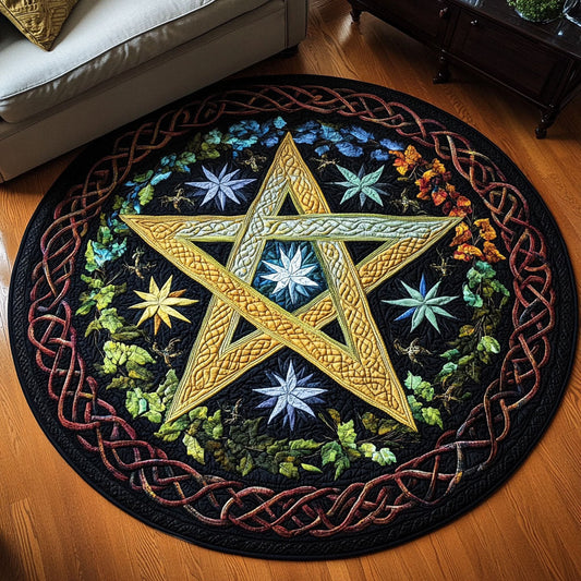 Mystic Starburst Quilted Round Mat NCU0PT3368