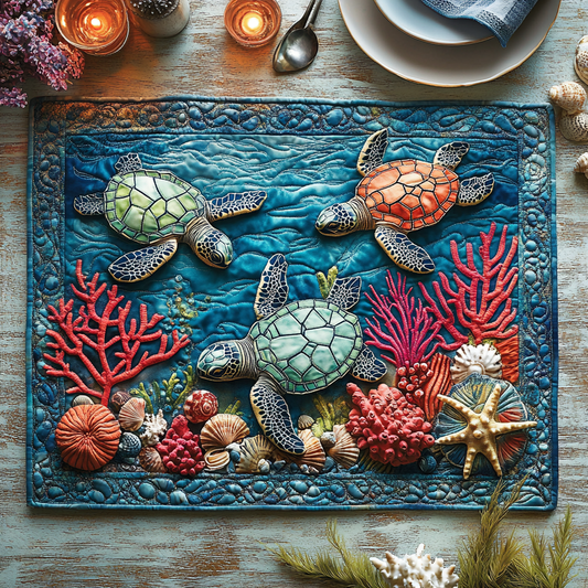 Mystic Tides Quilted Place Mat NCU0DV3556