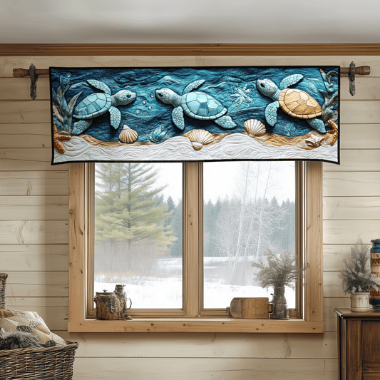 Mystic Tides Quilted Valance NCU0DV3512