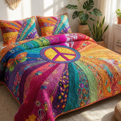 Mystic Unity 3-Piece Quilted Bedding Set NCU0XD2672