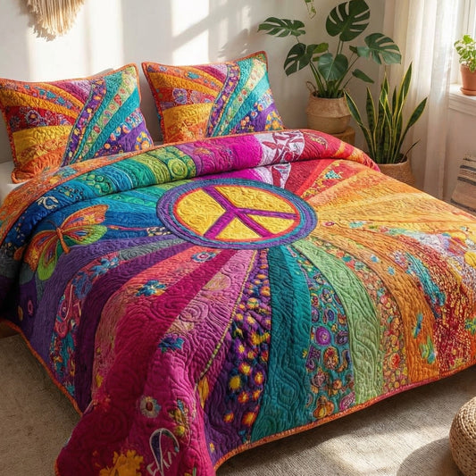 Mystic Unity 3-Piece Quilted Bedding Set NCU0XD2672
