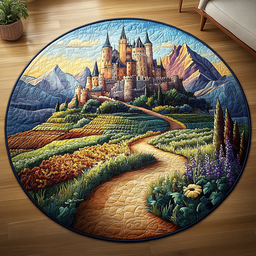 Mystic Valley Quilted Round Mat NCU0DV4045