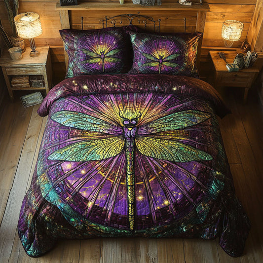 Mystic Wings 3-Piece Quilted Bedding Set NCU0PT3420
