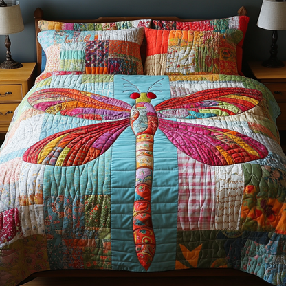 Mystic Wings 3-Piece Quilted Bedding Set NCU0VH5664
