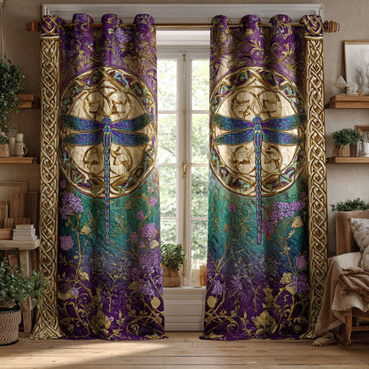 Mystic Wings Quilted Curtains NCU0TV1079