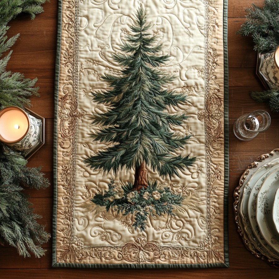 Mystic Woods Quilted Table Runner NCU0DV5280