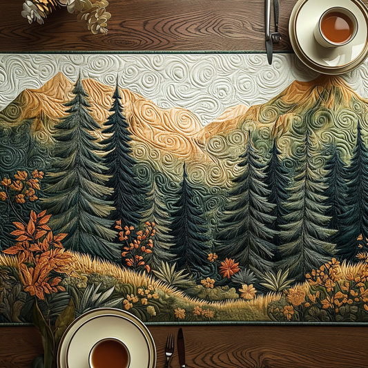 Mystic Woods Quilted Table Runner NCU0DV5502