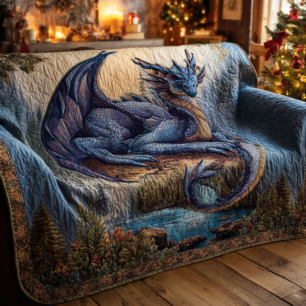 Mystic Wyrm Quilted Sofa Cover NCU0DV8501