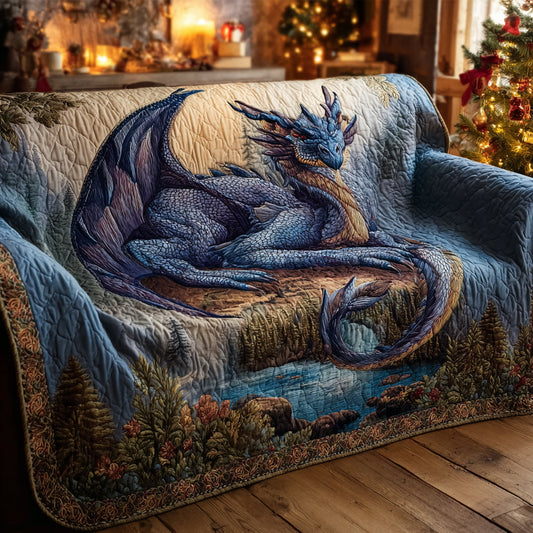 Mystic Wyrm Quilted Sofa Cover NCU0DV8501