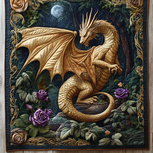 Mystic Wyvern Quilted Blanket NCU0DV3551