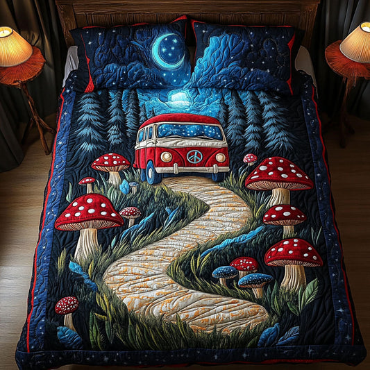 Mystical Van Voyage 3-Piece Quilted Bedding Set NCU0PT4035