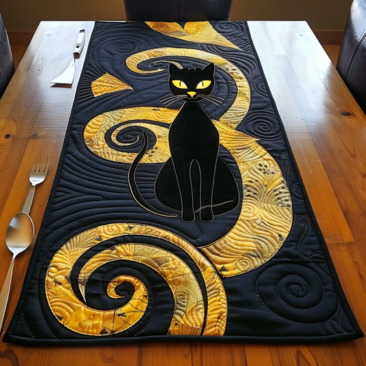 Mystique Cat Dream Quilted Table Runner NCU0TH426