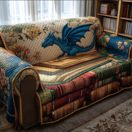 Myth and Magic Quilted Sofa Cover NCU0PT9940