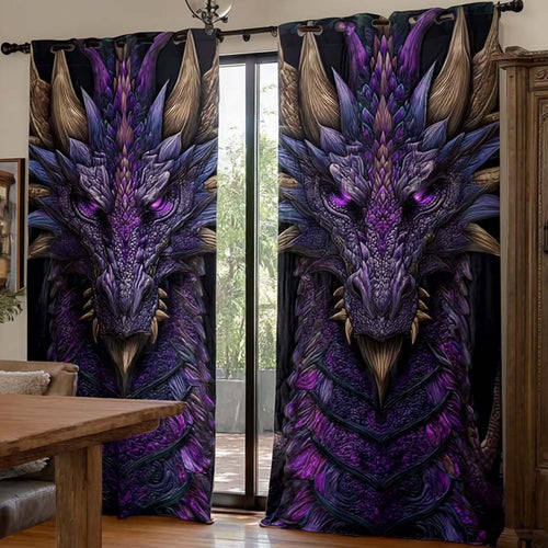 Mythic Dragon Quilted Curtains NCU0NT11174