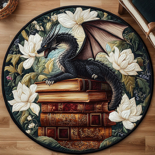 Mythical Dragon Quilted Round Mat NCU0PT5592