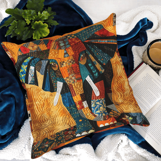 Vibrant Elephant Safari Pillow Case NCU0TH1768