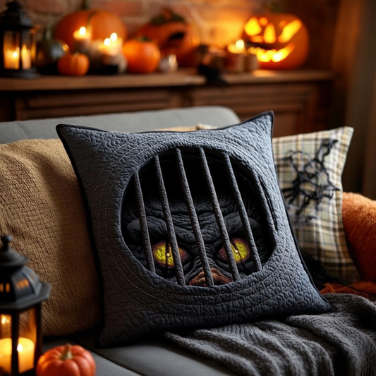 Creepy Cellar Hatch Quilted Pillow Case NCU0TV312
