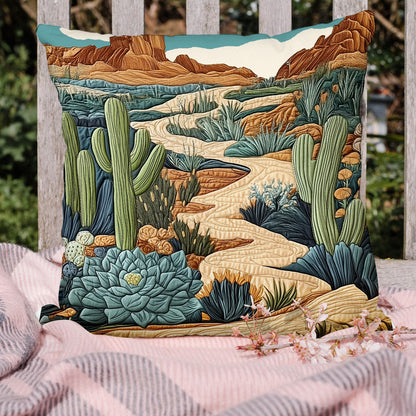 Sandy Trails Quilted Pillow Case NCU0VH3895